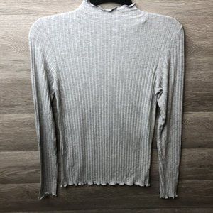 Mads Norgaard Small Grey 5x5 Melange Rib Trutte